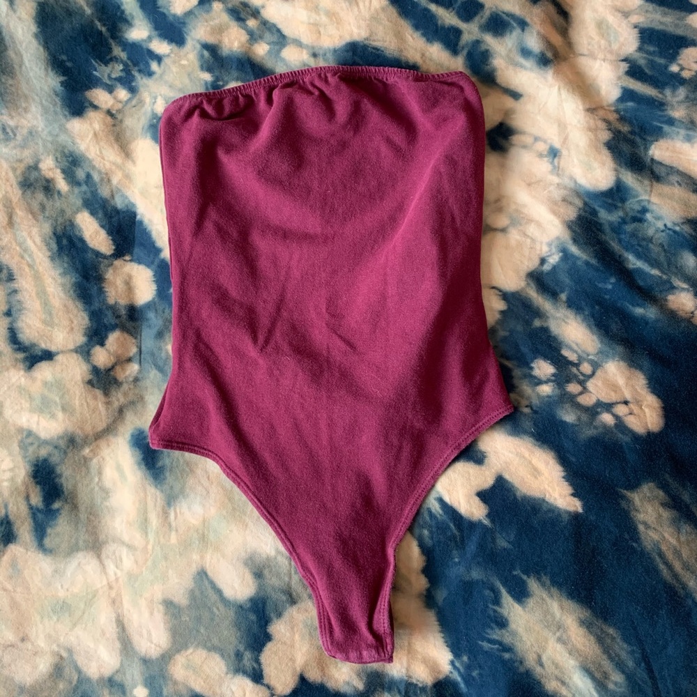American Apparel Strapless Thong Bodysuit 😘🥵